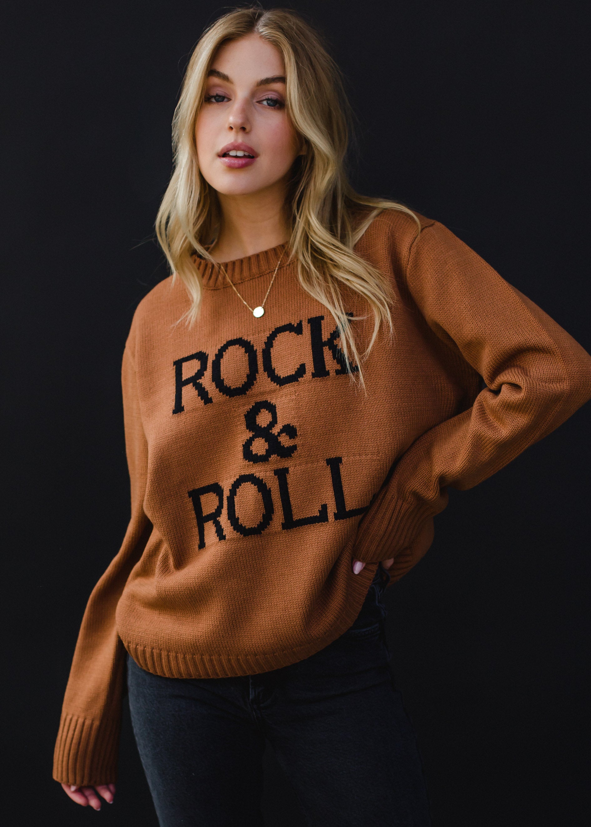 Rock & Roll Warm Trendy Sweater Women's